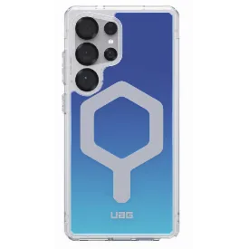 Чехол UAG Plyo Pro с MagSafe для Samsung Galaxy S25 Ultra, Blue Ombre, синий градиент